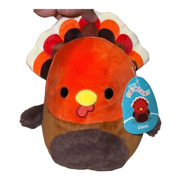 NWT Squishmallow 7.5” ULANA The Turkey Fall Harvest Squad - Picture 1 of 3